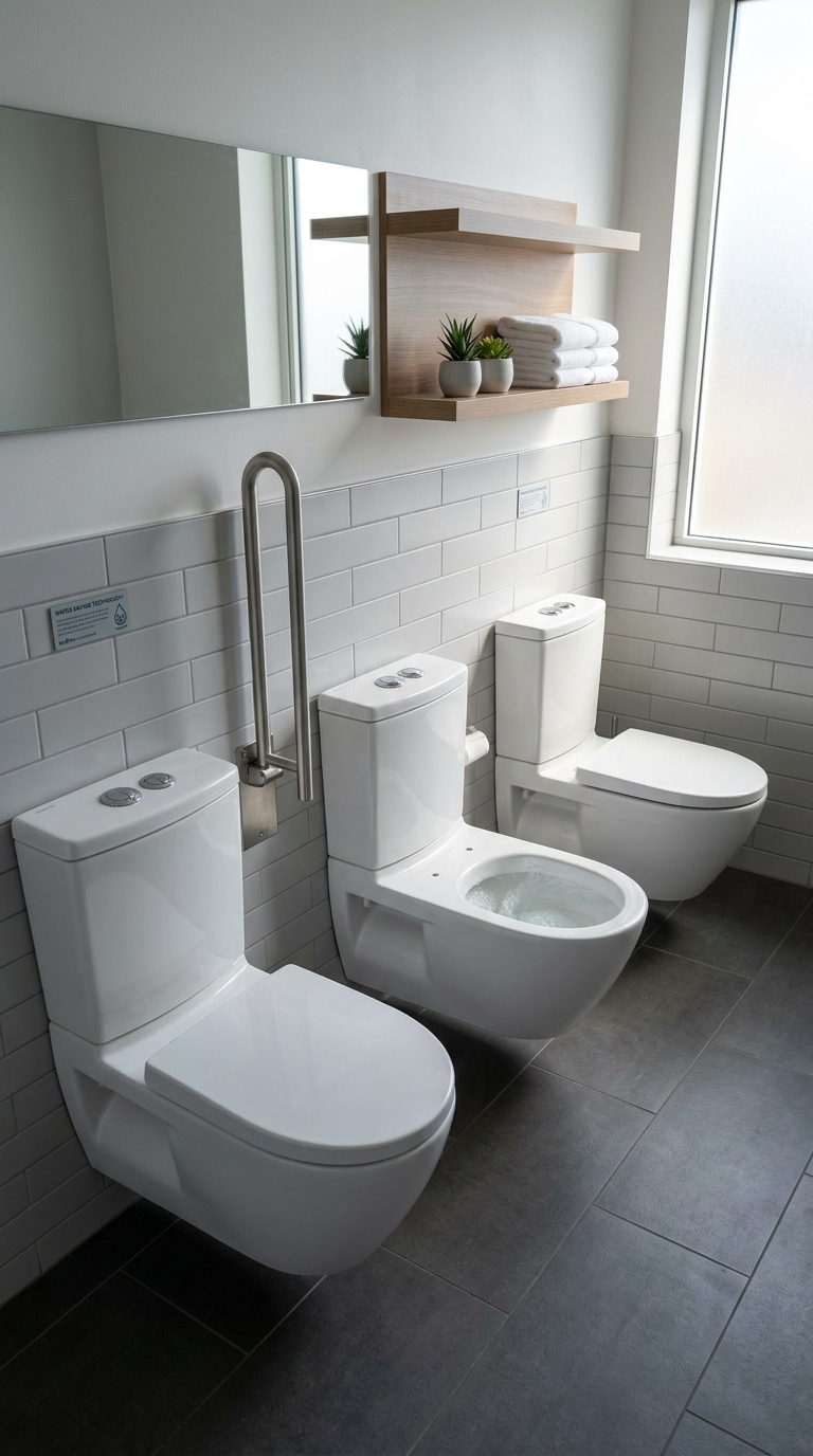 Arna Wall-Hung Western Commode